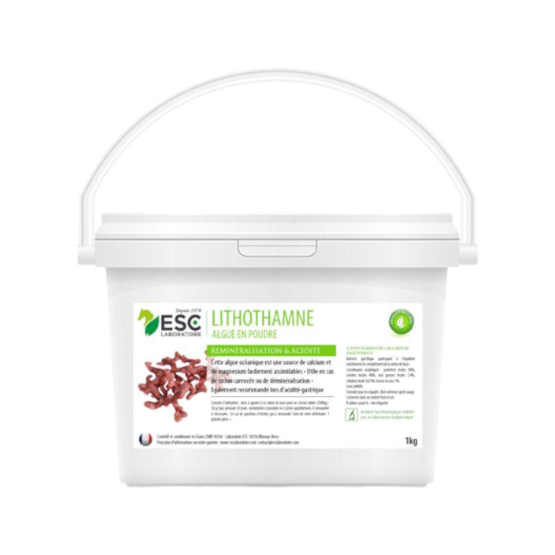 ESC Laboratoire - Lithothamne food supplement remieralization and gastric acidity 1kg