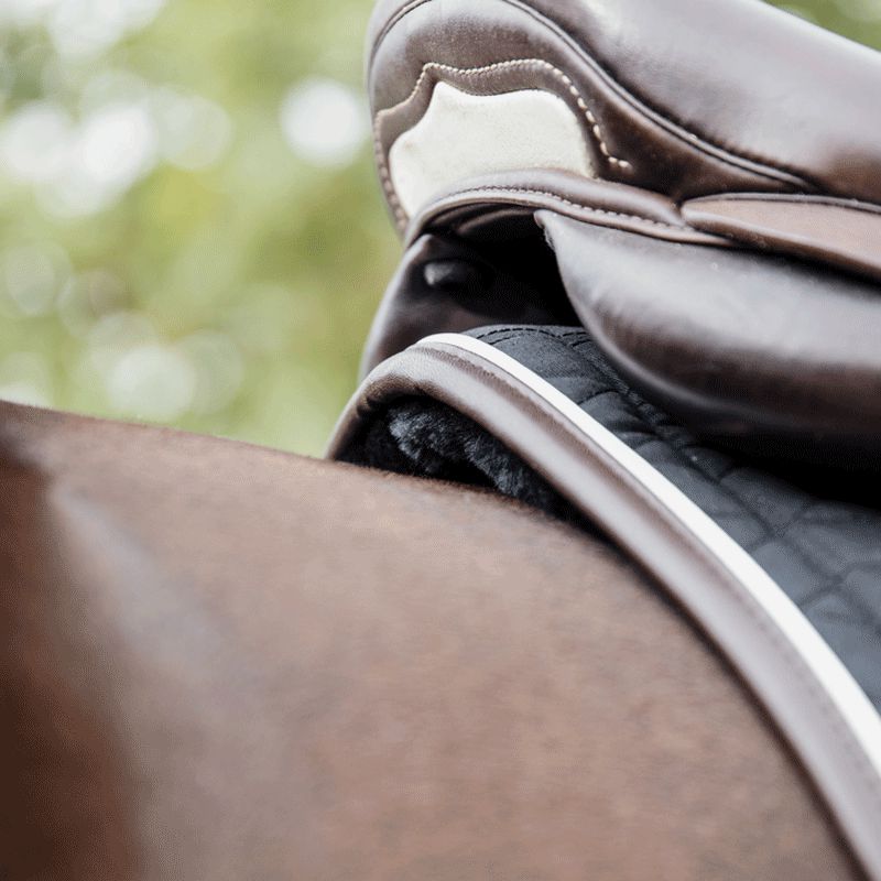 Kentucky Horsewear - Tapis de selle Skin Friendly noir | - Ohlala