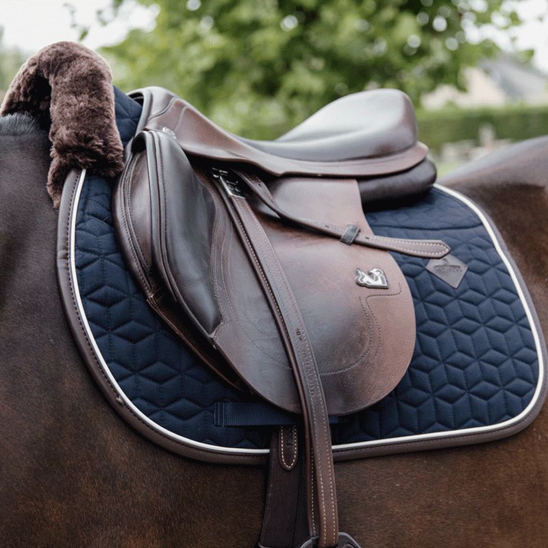 Kentucky Horsewear - Tapis de selle Skin Friendly marine | - Ohlala