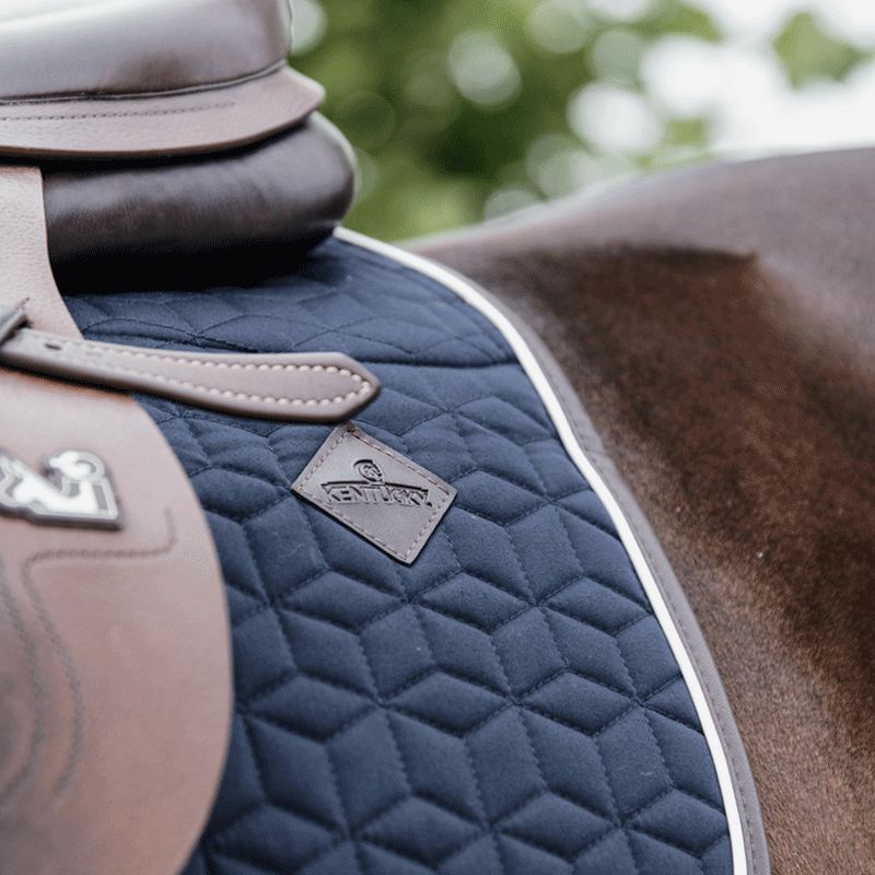 Kentucky Horsewear - Tapis de selle Skin Friendly marine | - Ohlala