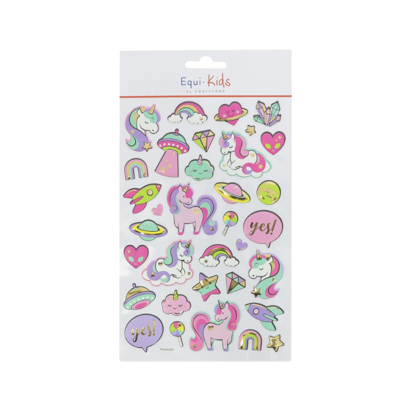 Equi-kids - Stickers relief sweet | - Ohlala