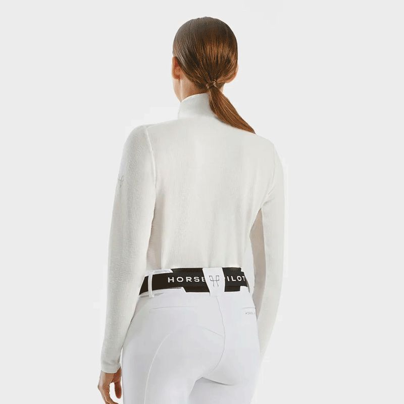 Horse Pilot - Baselayer femme Suntech 2021 blanc | - Ohlala