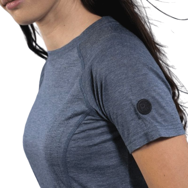 Pro Series - Women's Vibration short-sleeved t-shirt blue gray