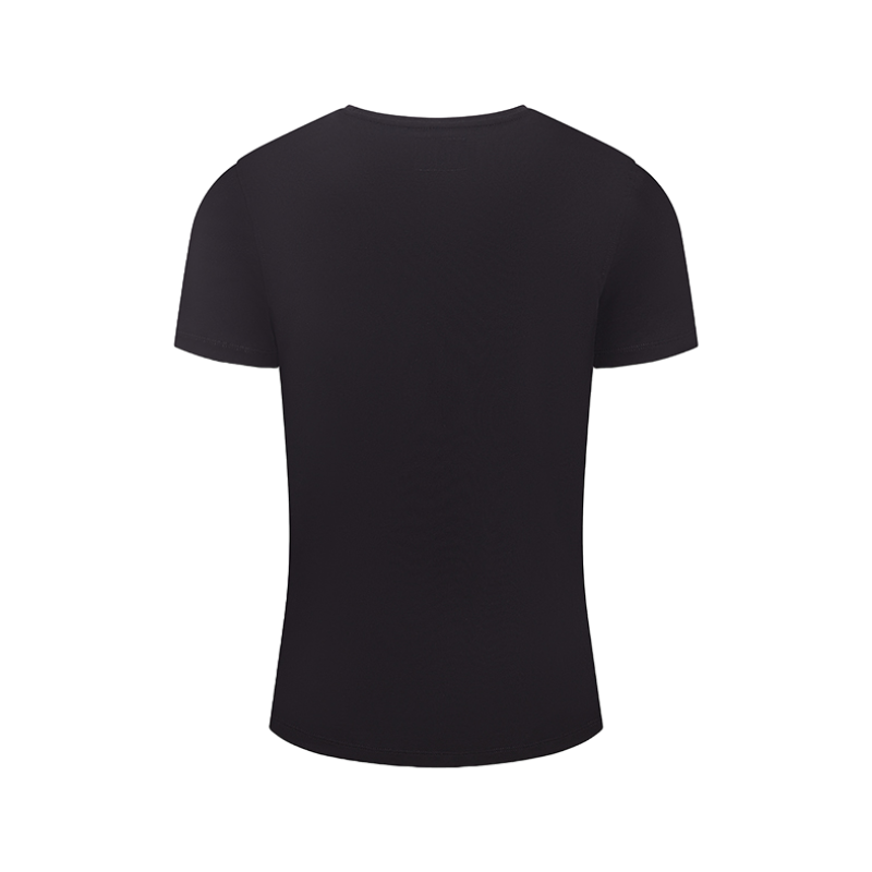 Hagg - Men's black short-sleeved t-shirt