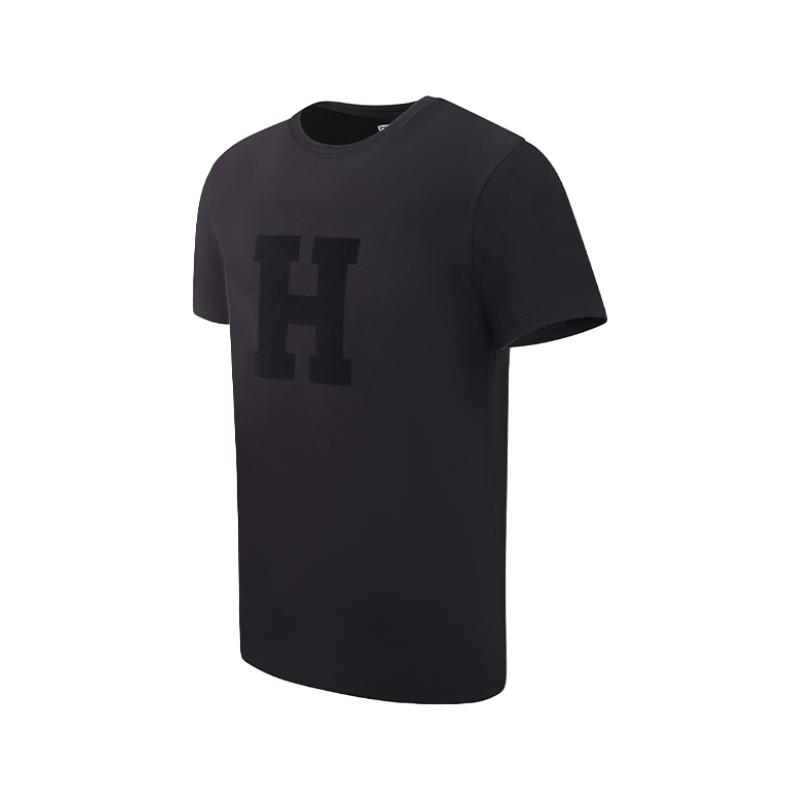 Hagg - Men's black short-sleeved t-shirt