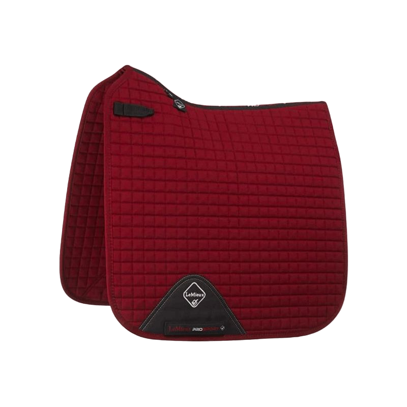 LeMieux - Tapis de dressage square hunter bordeaux | - Ohlala