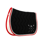 Dance With Him - Tapis de selle noir/ blanc/ rouge | - Ohlala