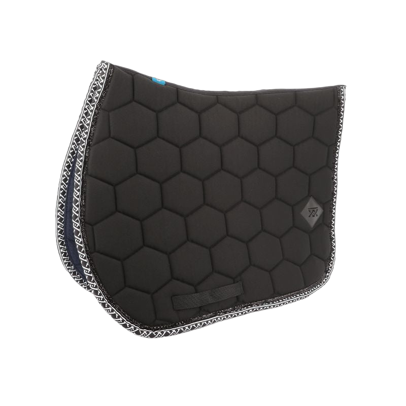 Oxxer - Tapis de selle Monogramme noir/ noir | - Ohlala