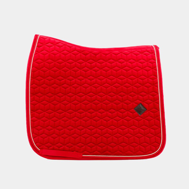 Kentucky Horsewear - Tapis de dressage Velvet Rouge | - Ohlala