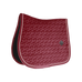 Kentucky Horsewear - Tapis de selle Velvet Jumping Bordeaux | - Ohlala