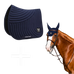 Horse Pilot - Ergonomic saddle pad and ear bonnet set for horses navy | - Ohlala