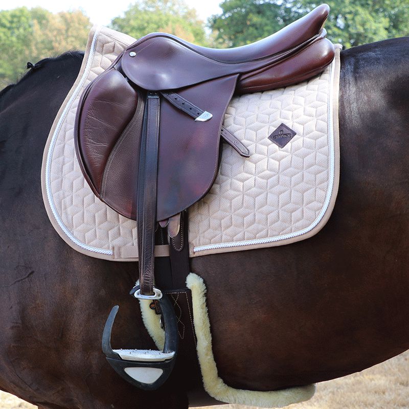 Kentucky Horsewear - Tapis de selle Laine beige | - Ohlala