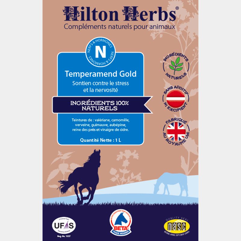 Hilton Herbs - Compléments alimentaire Stress et nervosité TEMPERAMEND GOLD 1L | - Ohlala