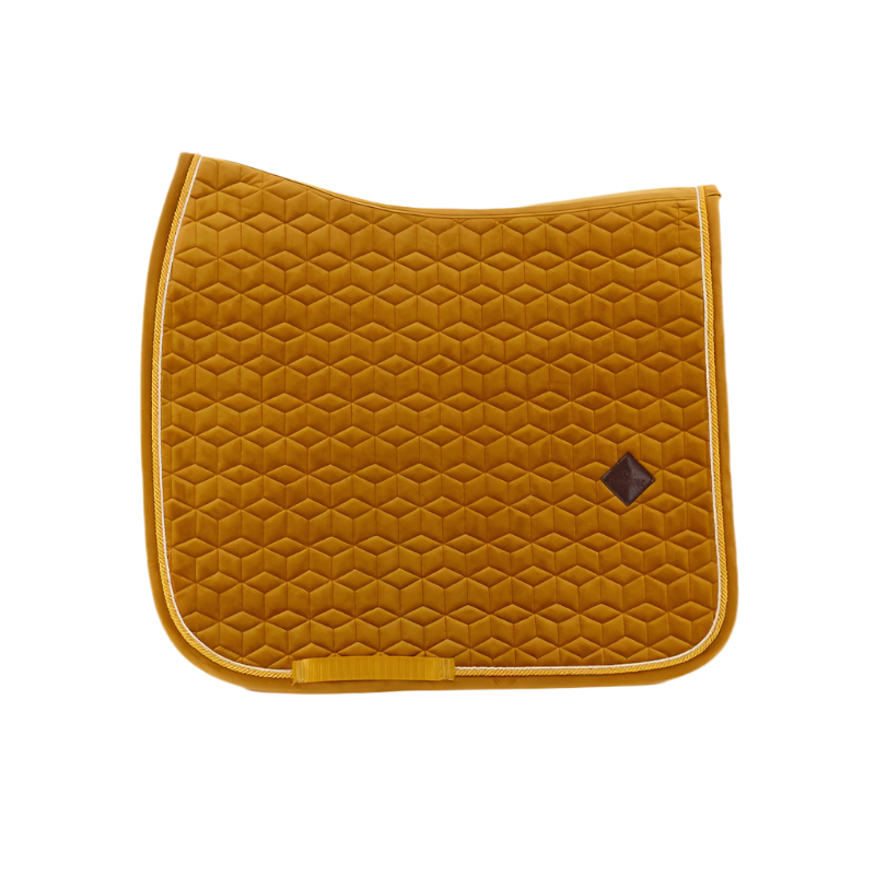 Kentucky Horsewear - Mustard Velvet Dressage Mat