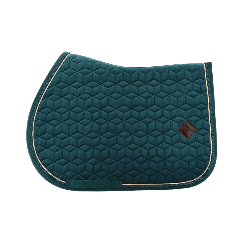 Kentucky Horsewear - Tapis de selle Velvet Jumping Emeraude pour minis | - Ohlala