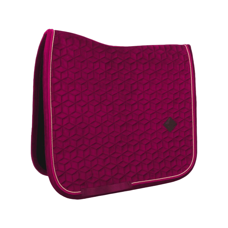 Kentucky Horsewear - Tapis de dressage Velvet Fuchsia | - Ohlala