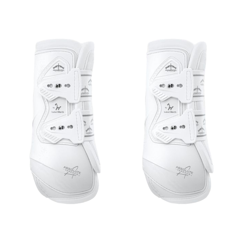 Veredus - Absolute white front closed gaiters