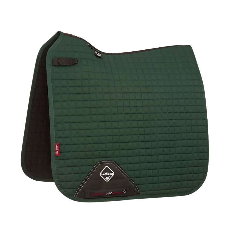 LeMieux - Square Hunter Green cotton training mat