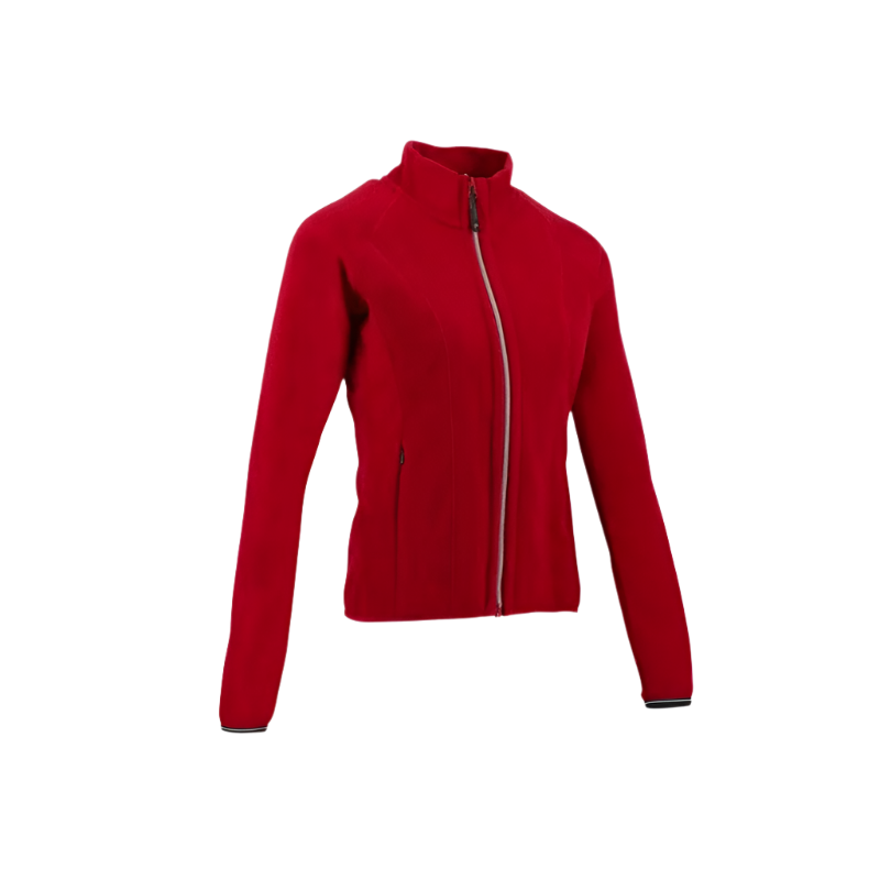 Equithème - Veste polaire femme Lena cerise