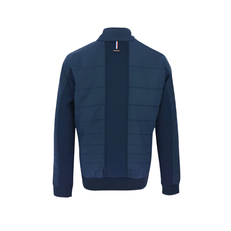 Equithème - Dustin navy long-sleeved down jacket 