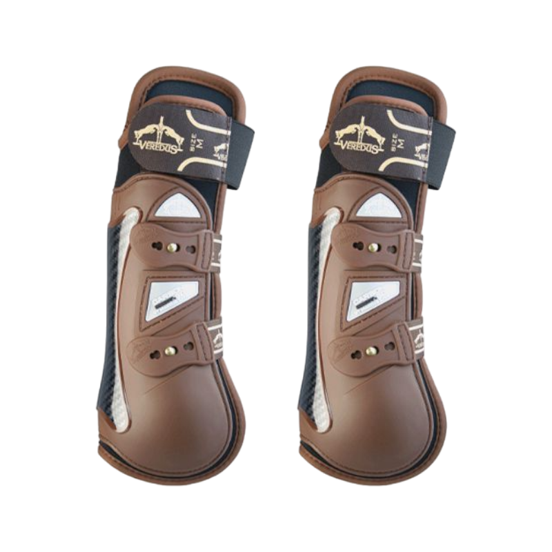 Veredus - Carbon Gel X-PRO Open Gaiters Brown