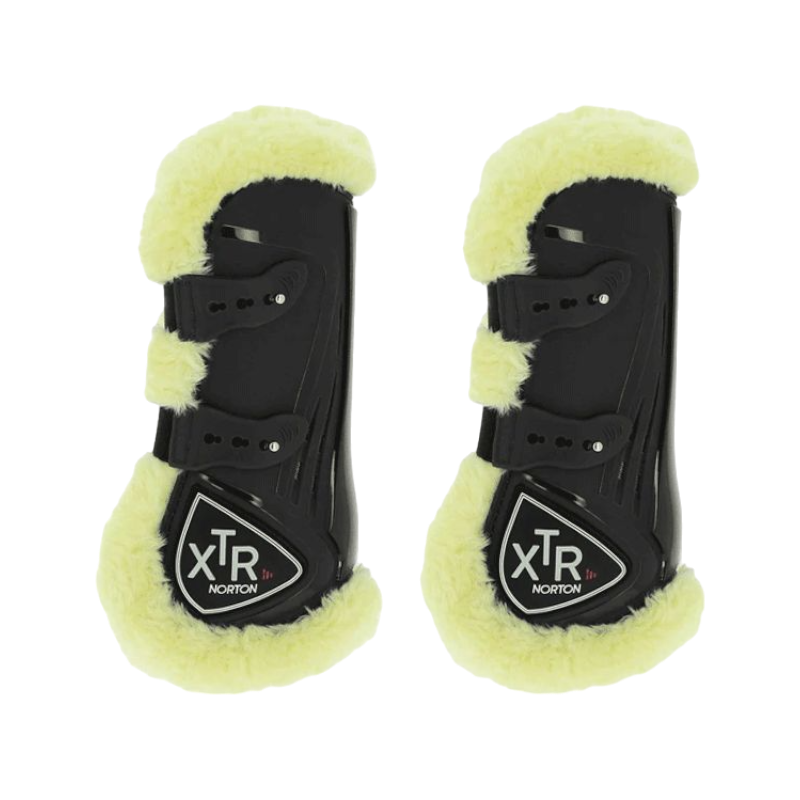 Norton - XTR horse gaiters with black sheep buttons 