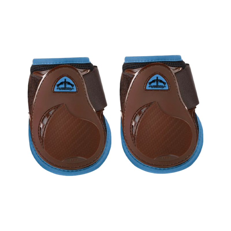 Veredus - Personalized Vento Young Horse Fetlock Guards Color Edition Brown/Blue