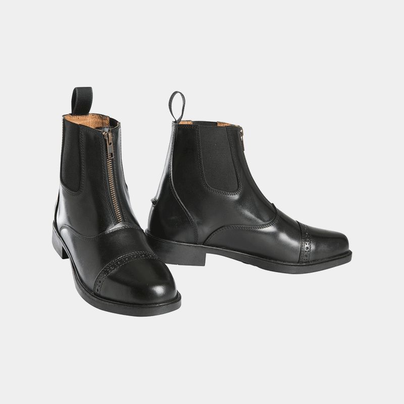 Equithème - Boots Zip cuir | - Ohlala
