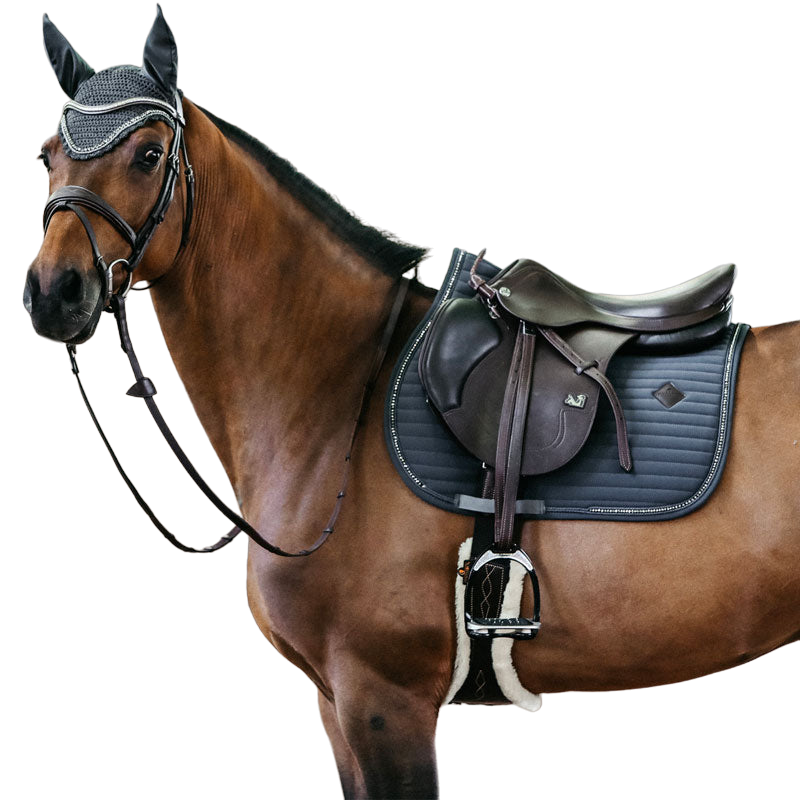 Kentucky Horsewear - Tapis de selle Pearls gris | - Ohlala