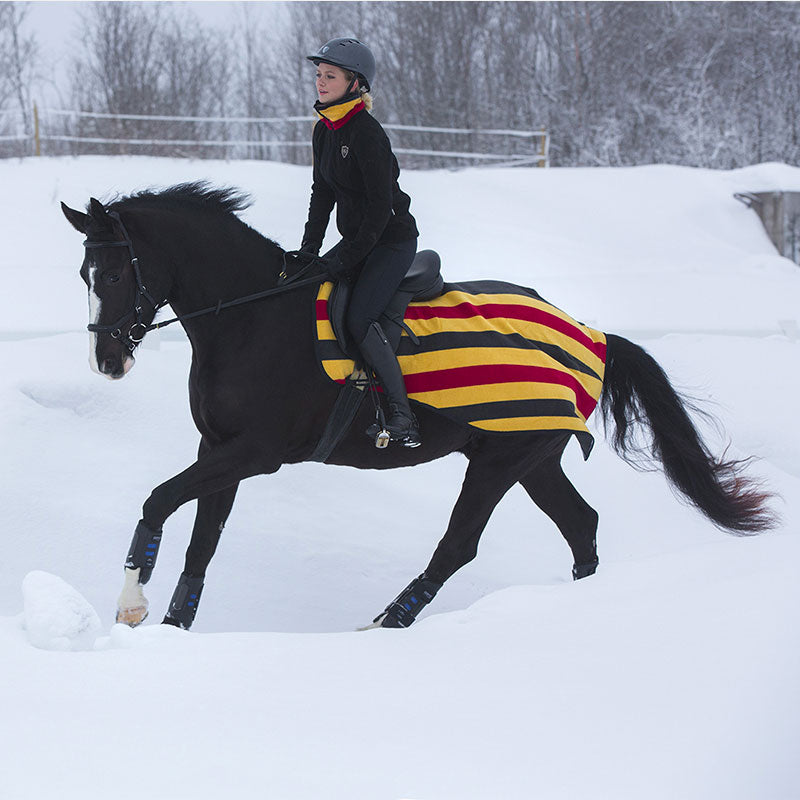 Horseware - Couvre-reins polaire Rambo jaune | - Ohlala