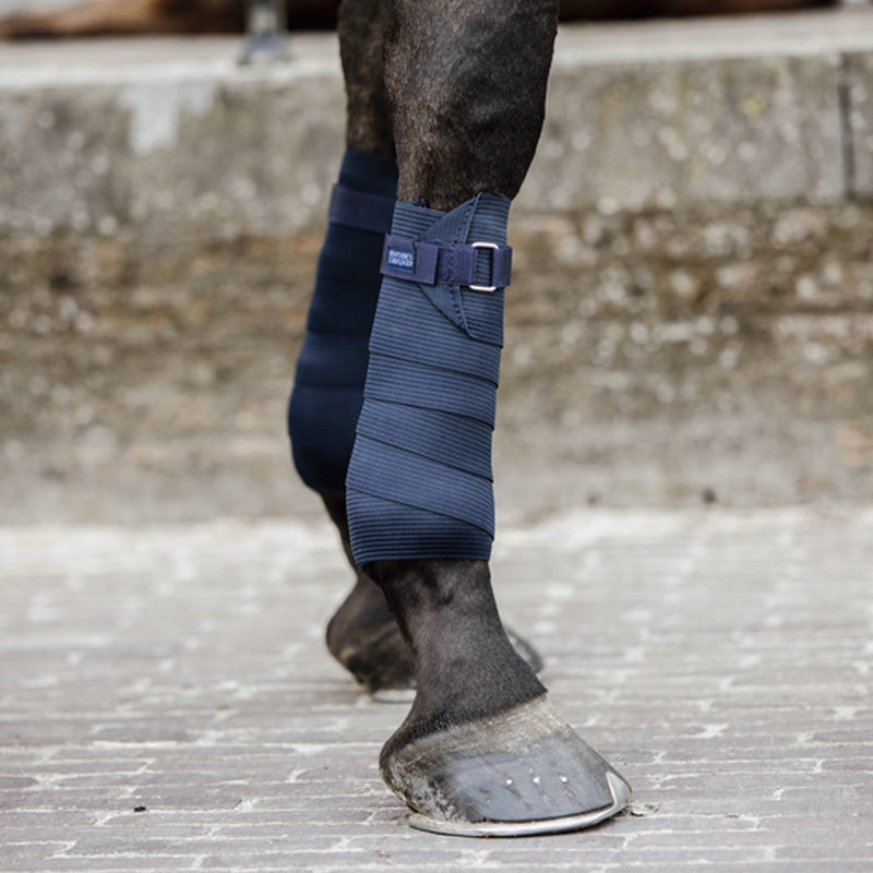 Kentucky Horsewear - Bandes de travail élastiques marine (x2) | - Ohlala