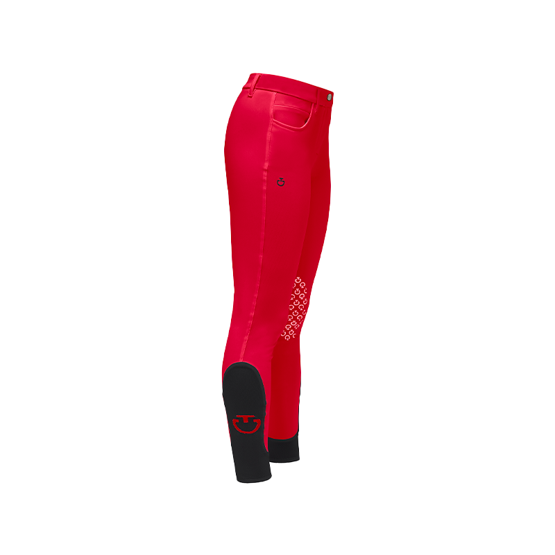 Cavalleria Toscana - Pantalon d'équitation fille Color Grip rouge | - Ohlala