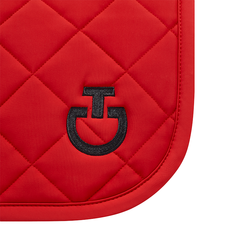 Cavalleria Toscana - Tapis de selle Glitter rouge coquelicot | - Ohlala