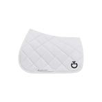 Cavalleria Toscana - Tapis de selle Diamond Quilted Jersey blanc | - Ohlala