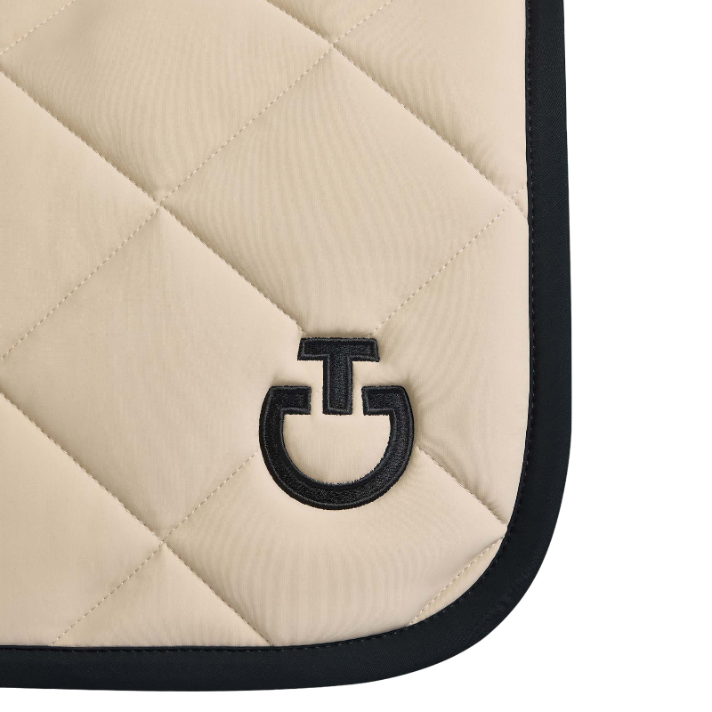 Cavalleria Toscana - Tapis de selle Diamond Quilted Jersey champagne | - Ohlala