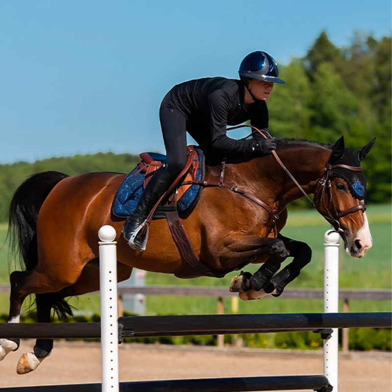 Equestrian Stockholm - Tapis de selle Polar Night Glimmer | - Ohlala