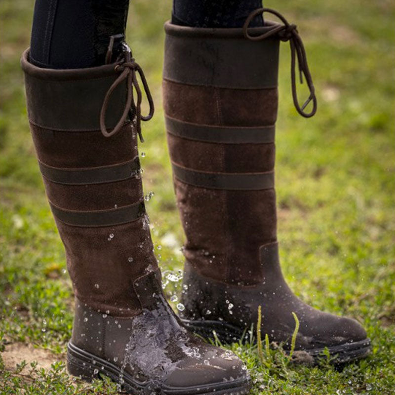 Equithème - Brązowe buty country | - Ohlala