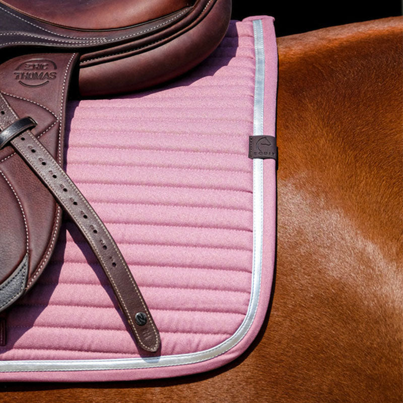 Equithème - Tapis de selle Spring rose | - Ohlala