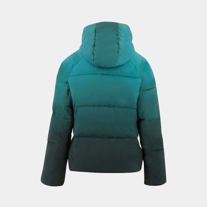 Equithème - Veste manches longues matelassée femme Laura turquoise | - Ohlala