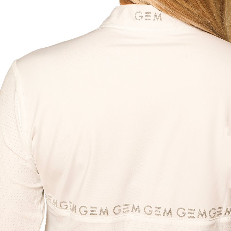 GEM - Polo de concours manches longues femme Tinder blanc | - Ohlala