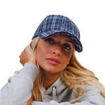 Harcour - Unisex cap Ambassadeur softshell tweed marine | - Ohlala