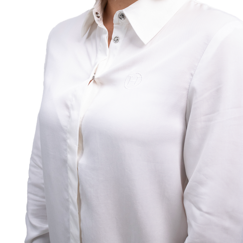 Harcour - Chemise manches longues femme Shamae blanche | - Ohlala