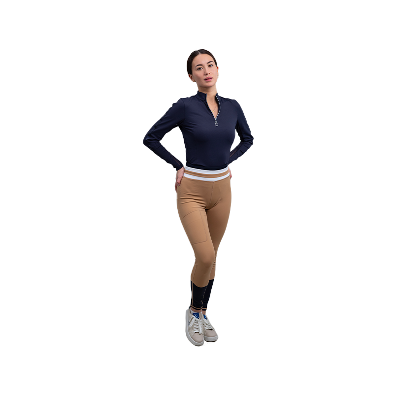 Harcour - Legging d'équitation femme Brookie iced coffee | - Ohlala