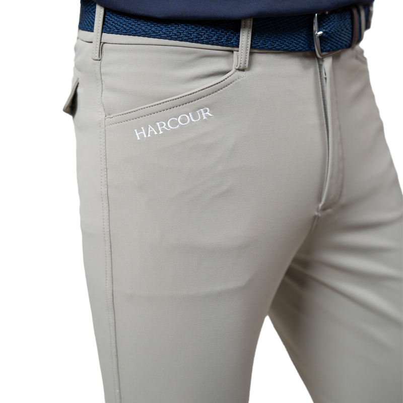 Harcour - Pantalon d'équitation homme fix system grip Costaso beige | - Ohlala