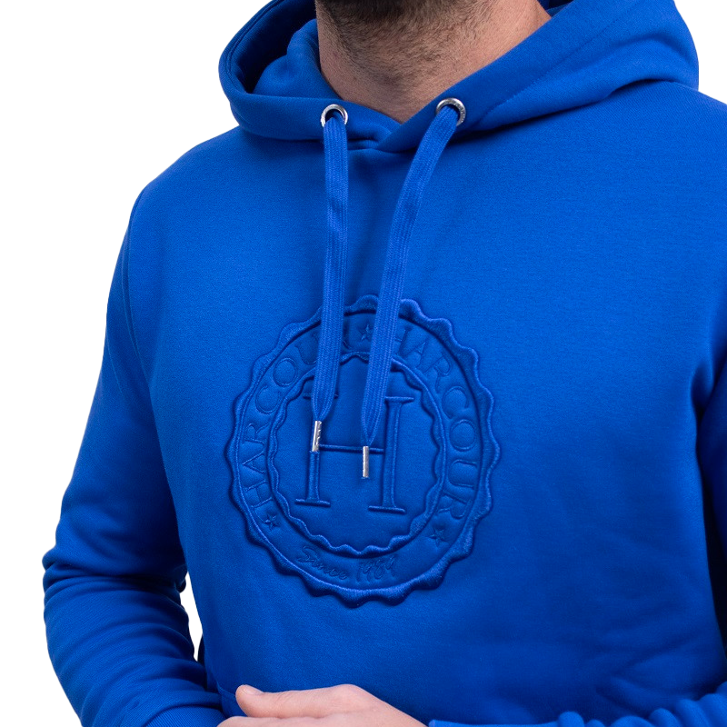 Harcour - Sweat unisexe Samy bleu électrique | - Ohlala