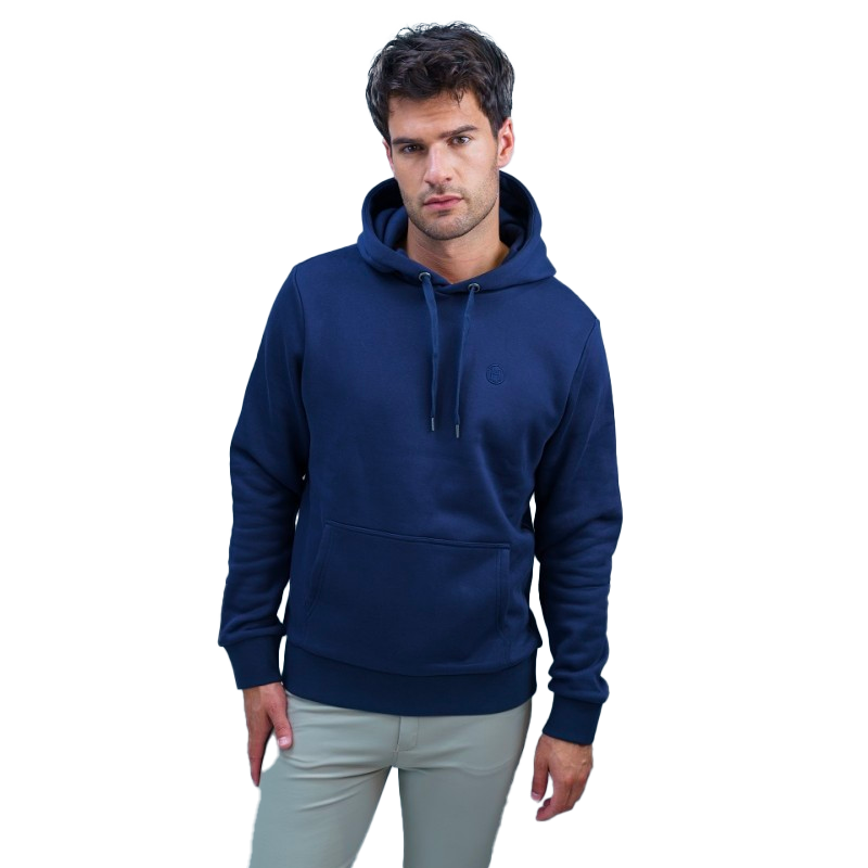 Harcour - Sweat manches longues unisexe Samyra marine | - Ohlala