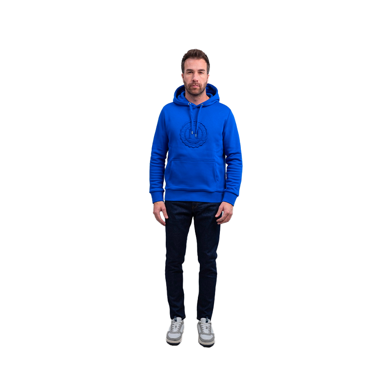 Harcour - Sweat unisexe Samy bleu électrique | - Ohlala