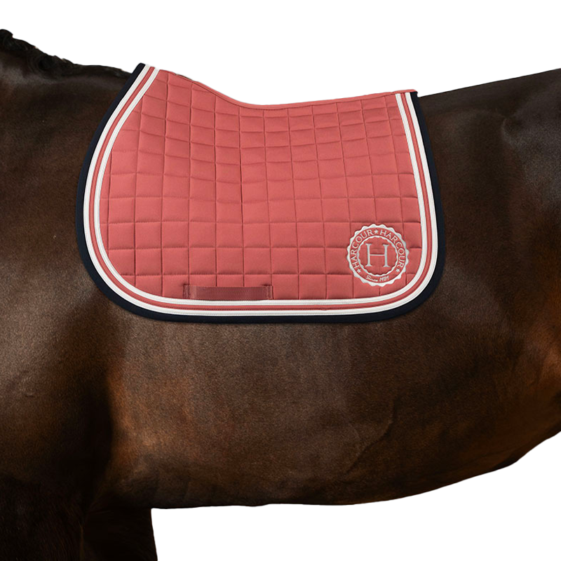 Harcour - Tapis de selle Soft vieux rose | - Ohlala