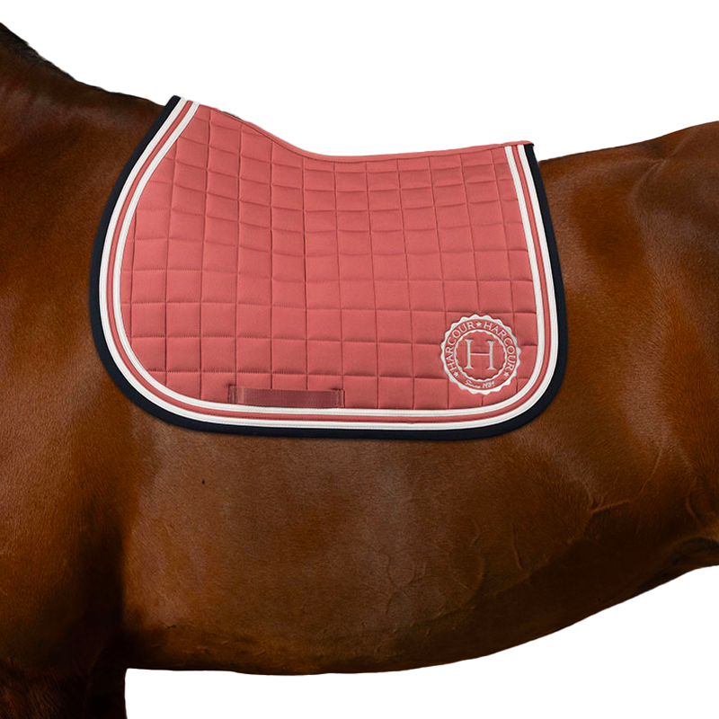 Harcour - Tapis de selle Soft vieux rose | - Ohlala