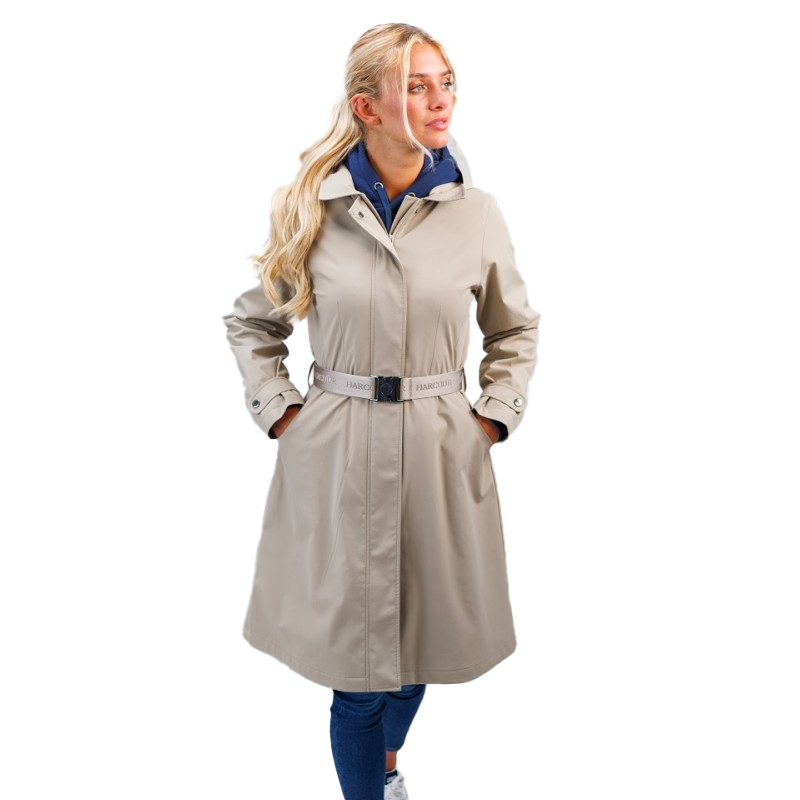 Harcour - Manteau Trench long femme Tweeta beige | - Ohlala